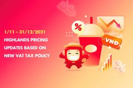 HIGHLANDS PRICING UPDATES BASED ON NEW VAT TAX POLICY