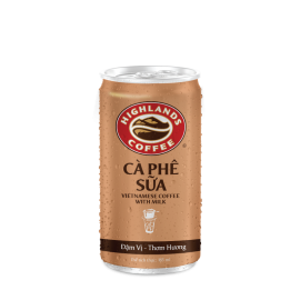 Canned brown coffee 185ml/ can (6 cans per pack)
