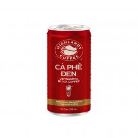 Canned black coffee 185ml/ can (6 cans per pack)
