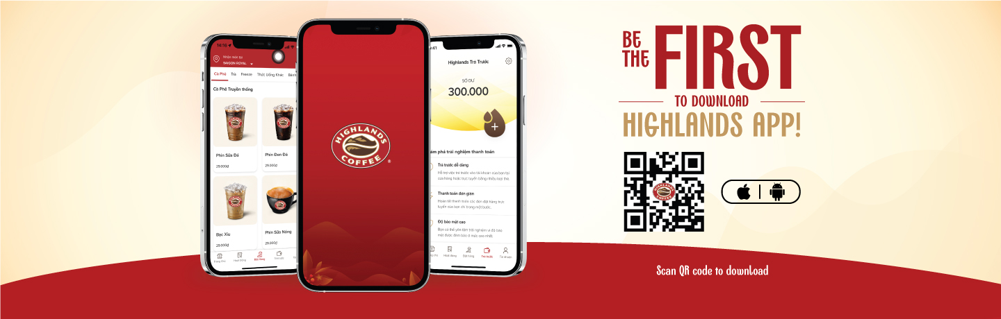 Highlands Coffee Mobile App Launch